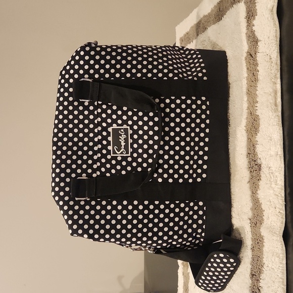 simplily Co. Handbags - Simplily Co. POLKA-DOT Travel Bag